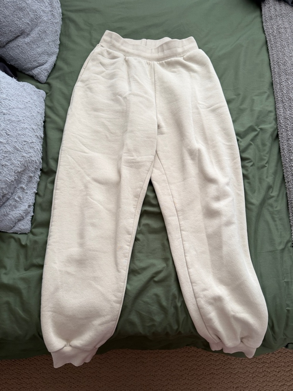 Zara Cream Kids Jogger Sweatpants